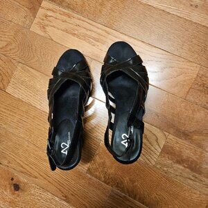 Aerosoles Leather Heel Sandals